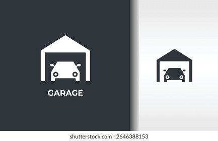 Garage Vector, Icon Or Logo Sign Isolated Symbol Illustration