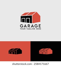 Garage vector logo design template