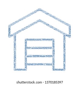garage word cloud. tag cloud about garage
