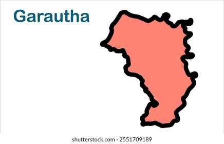 Garautha subdivision map, Jhansi District, Uttar Pradesh State, Republic of India, Government of  Uttar Pradesh, Indian territory, Eastern India, politics, village, tourism