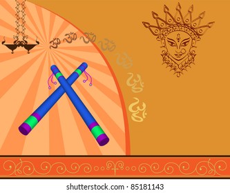 Garba Poster, backdrop design