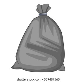 Garbage bag icon. Cartoon illustration of garbage bag vector icon for web