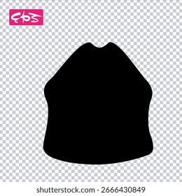 Ícone de saco de lixo, ícone de saco, ícone de recipiente, EPS formato ícone de vetor arquivo de ilustração
