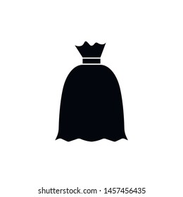 Garbage bag icon. Simple illustration of garbage bag vector icon for web
