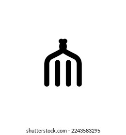 Müllsack-Symbol. Einfaches Recycling-Poster-Hintergrundsymbol. Logo-Design-Element für Müllbeutel. Müllbeutel-T-Shirt-Druck. Vektorgrafik für Aufkleber.