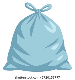 Bolsa de basura basura suciedad color plano diseño de Plantilla de Ilustración vectorial