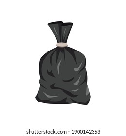 garbage bags vector isolated on white background