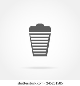 garbage basket icon