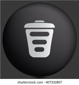 garbage bin icon
