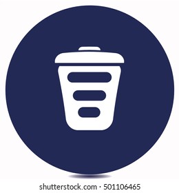 garbage bin icon
