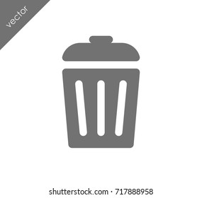 Garbage bin icon