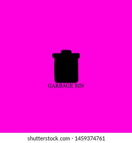 garbage bin icon sign signifier vector