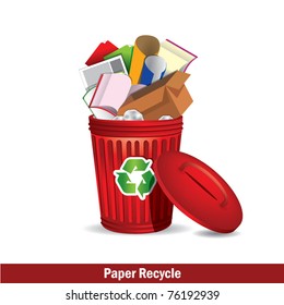 Garbage Bin "Paper Recycle"