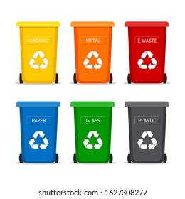 Garbage Bin Recycle Icon Trash Container Stock Vector (Royalty Free ...