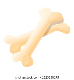 Garbage bones icon. Cartoon of garbage bones vector icon for web design isolated on white background