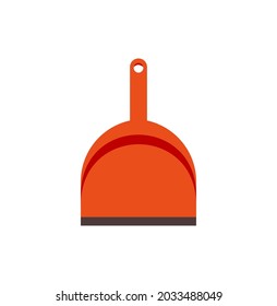 Garbage bucket Cleaning accessories flat style. Eps 10