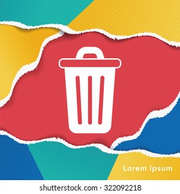 garbage can icon