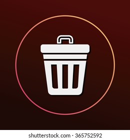 garbage can icon