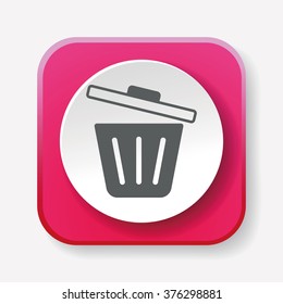 garbage can icon