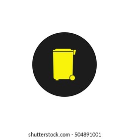 Garbage can icon.
