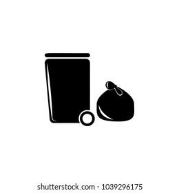 garbage can icon. Detailed icon of ecology signs icon. Premium quality graphic design. One of the collection icon for websites, web design, mobile app on white background