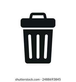 Garbage can icon vector design templates simple and modern