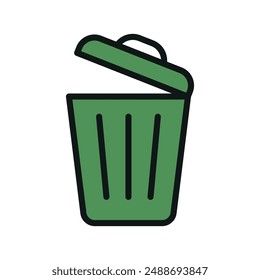 Garbage can icon vector design templates simple and modern