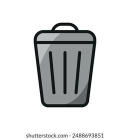 Garbage can icon vector design templates simple and modern