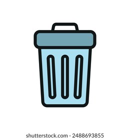 Garbage can icon vector design templates simple and modern