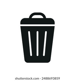 Garbage can icon vector design templates simple and modern