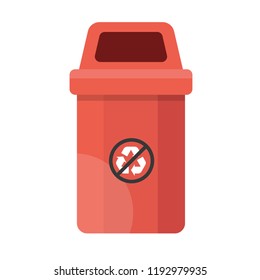 Garbage can not be recycled