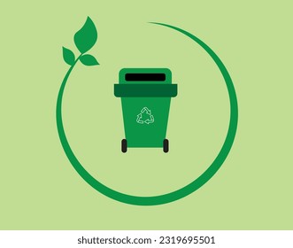 garbage can, recycling and disposing of garbage is important