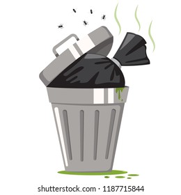 3,149 Cartoon trashcan Images, Stock Photos & Vectors | Shutterstock