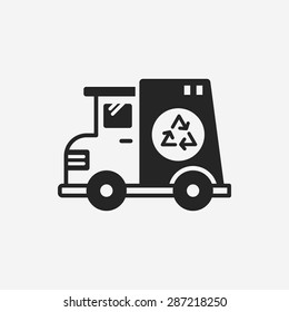 garbage car icon