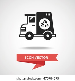 garbage car icon