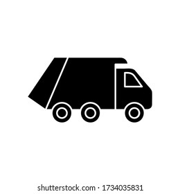 Garbage car recycle icon. Vector illustration. Design to use for web and mobile UI