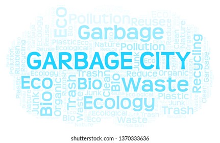 Garbage City word cloud.