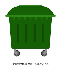 garbage container clip art vector illustration