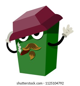 Garbage containers for the cleanliness of the environment.