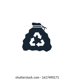 Garbage creative icon. From Ecology icons collection. Isolated Garbage sign on white background