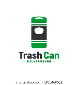 caja de eliminación de residuos diseño de logotipo moderno