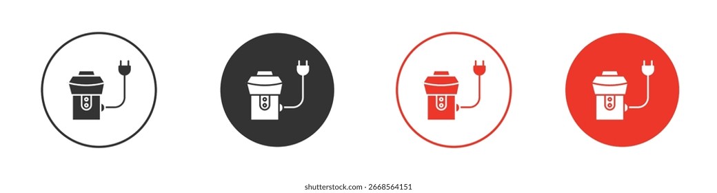Garbage disposal icon. Black style vector icons. Isolated sign symbol