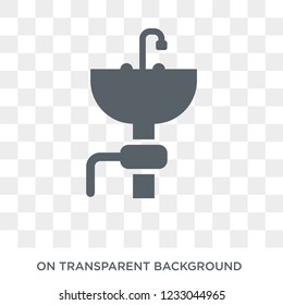 garbage disposal icon. garbage disposal design concept from Electronic devices collection. Simple element vector illustration on transparent background.