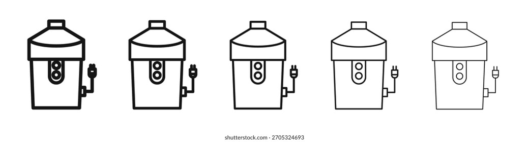 Diseño de icono de eliminación de basura, logotipo, App, UI. Ilustración vectorial, EPS