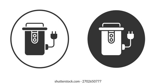 Plantilla de ilustración de diseño de logotipo de icono de eliminación de basura. Estilo sólido