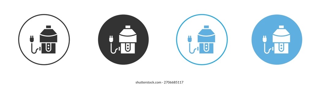 Garbage disposal icon Logo Template Design set