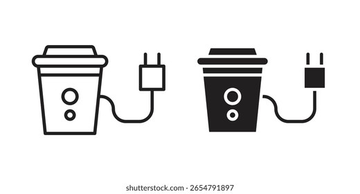 Garbage disposal icon symbol concept. Icons for web and mobile.