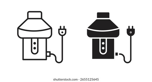 Projeto vetorial do ícone de eliminação de lixo. definir ícones da Web