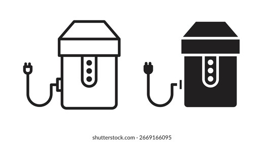 Icono de eliminación de basura. Ilustración vectorial. Ilustración vectorial aislada. Ilustración EPS.