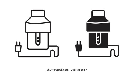Ícones de descarte de lixo conjunto de vetores simples. símbolo de símbolo de logotipo conjunto